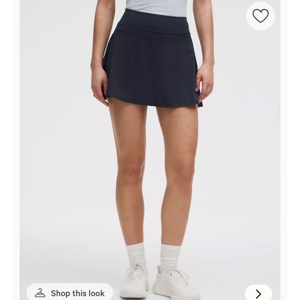16. Lululemon NWT Flutter Hem High-Rise Tennis Skirt